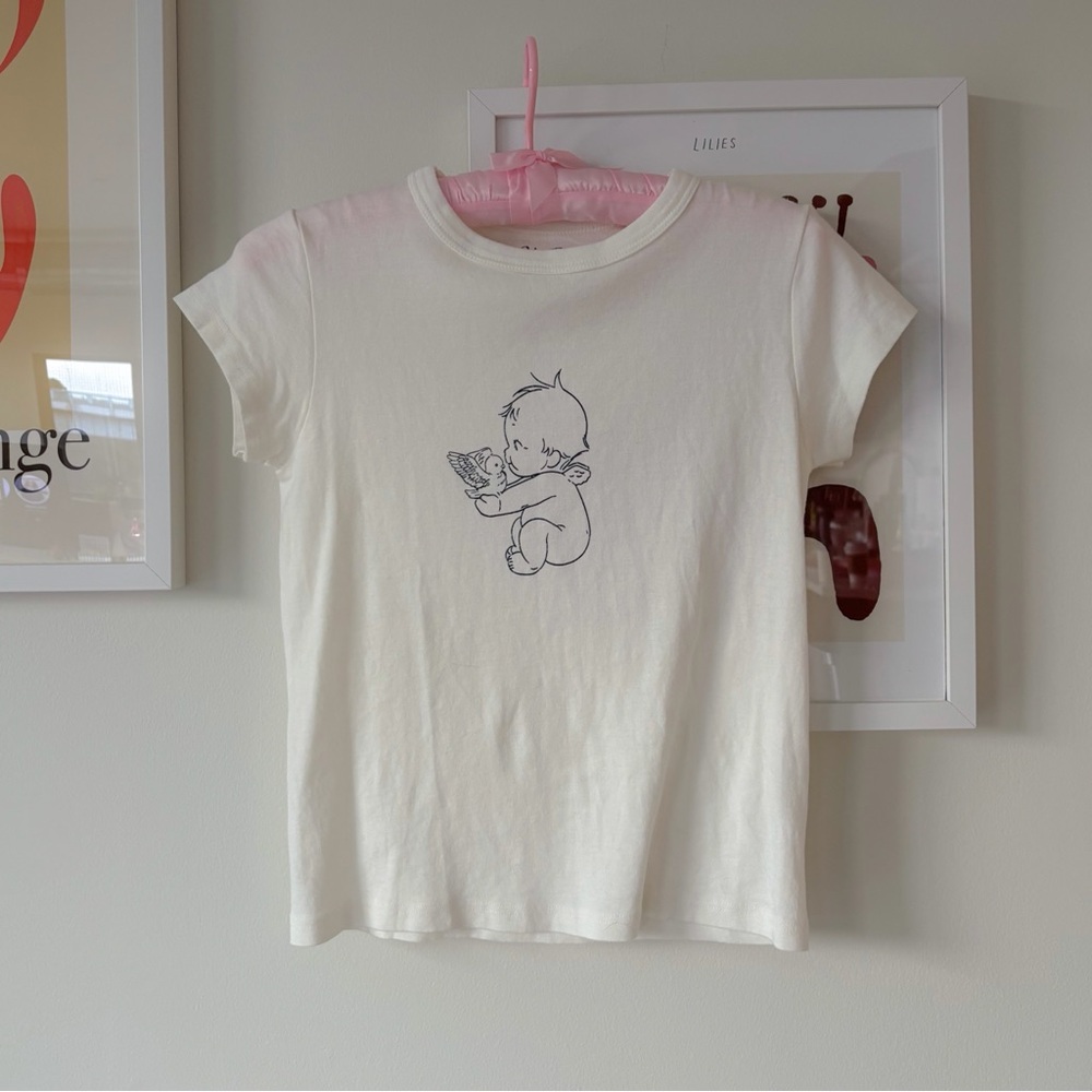 Brandy Melville NWT John Galt Graphic Baby Tee